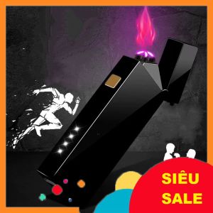 [HCM]bật lửa điện plasma thương hiệu Lighter chống gió nhỏ gọn sạc USB Type-C