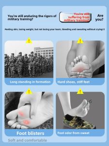 FUYOU | Ultra Soft Anti-Pain Long-Lasting Comfort Sports Shock Absorption Arch Support Sweat-Absorbing Anti-Odor Insoles