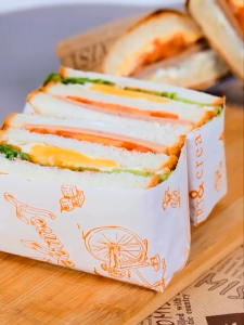 50/100pcs Kitchen BBQ Oil Absorption Burger Sandwich Dessert Wrapping Paper Baking Paper Wax Paper