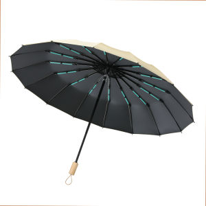 16-Rib Double Dragon Black Glue Sun Umbrella UV Protection Sunscreen Waterproof Womens High Aesthetic Value Sunny Rain Dual-Purpose Umbrella