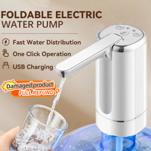 OB TECH Pam Dispenser Air Automatik Boleh Dilipat Kawalan Sentuh Foldable Automatic Water Dispenser Pump Touch Control USB Rechargeable Mini Wireless Electric Pump OneClick Automatic Water Output Foldable Hidden Water Outlet
