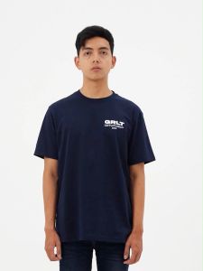 Greenlight Kaos Pria Lengan Pendek Regular Fit Katun Logo Script Mad OL-C241224