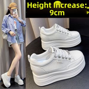 DINGMUYI | Thick Heel Internal Heightening Panel Shoes 9cm