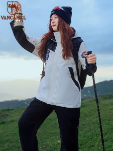 Vancamel Fleece-lined Parka Male Pilot Jacket Windproof Waterproof 2024 New Arrival Womens Winter Jacket Outwear