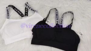 VIRENE Sports Bra Yoga Bra Gym Bra Genie Bra Zumba Bra Seamless Soft Comfy Sleeping Bra 女性运动文胸  Ready Stock 101286 - VIRENE COLLECTION