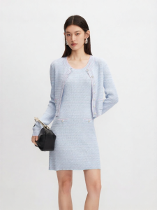 Vero Moda | Button Decorative Contrast Color Elegant Fashion Womens Knitwear