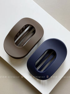 Elegant Flat Arc Half Updo Hair Clip Large Duckbill Hair Clip Stylish Original Design ABS Material Winter New Arrival