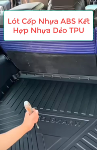 Lót Cốp Nhựa Civic 2016 2017 2018 2019 2020 2021 - Thảm Lót Cốp Nhựa TPU Honda Civic