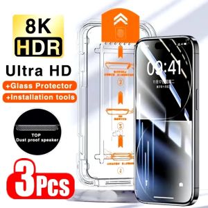 3Pcs Free Installation HD Screen Protector For Samsung A56 A36A06 A55 A54 A52 A51 A35 A33 A32 A31 A16 A15 A26 A13 A12 Glass Film