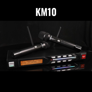 GTSVSOMA™ แท้ KM10 ไมค์ ลอย ไร้ สาย UHF High-end ไมโครโฟน ไมล์ไร้สาย 200M ไมค์ลอย RGBไมค์ร้องเพลง ไมค์ลอยเสียงดี ความถี่ที่ปรับ wireless microphone 4เสาอากาศ การแสดงบนเวที ไมค์คาราโอเกะ ไมค์โลหะ อัพเกรด เยอรมนีนำเข้า