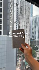 HH Passport Card Waterproof Holder Travel Leather Pouch Protective Case Sarung Pasport Perjalanan kalis air 防水护照套旅行