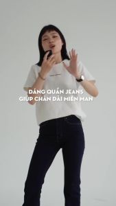 Quần Jean Nữ Ống Loe Lưng Cao Aaa Jeans