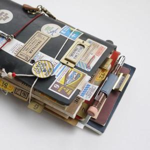 ของแท้หนัง Travelers Journal สมุดบันทึกบัญชีมือไดอารี่ Retro Wind Cover Soft Binding สําหรับนักเรียนและปกสีขาว