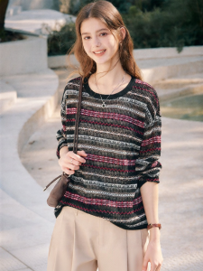 KUHNMARVIN | Áo Sweater Knit Sọc