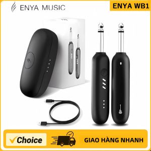 Hệ Thống Guitar Không Dây Enya WB1 UHF 3.0 - Bộ Phát Và Thu Không Dây Cho Guitar Điện Và Bass Cấu Tạo Bằng Kim Loại Có Phích Cắm EU