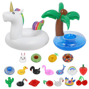 【New Arrival】 Inflatable Cup Holder Style Water Play Bottle Holder Creative Design Floating Drink Holder for Swimming Pool Party