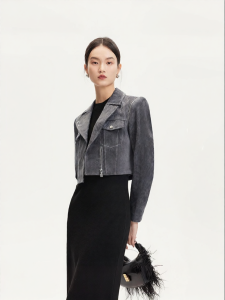 Vero Moda | Autumn Fashion Leather Jacket Short Women