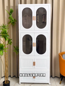 STON Foldable Wardrobe For Clothes Organizer Storage Cabinet Babys Clothes Durabox With Wheels Hanger Wardrobe