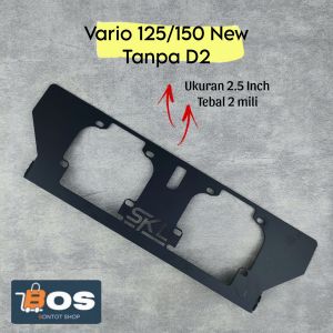 Bracket Biled Vario 160 Vario 125 Vario 150 2.5 inch D2 Laser Tebal 2mm