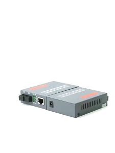 1 คู่ NetLINK Media Converter HTB-3100 A+B ไมโครแคนิคลั่ส Fiber Optic 20KM 100 MBPS Single-mode Single-fiber WDM RJ45