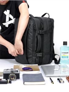 BANGE New High Quality&Large Capacity 45L Expandable Outdoor Travel Backpack 17.17.3 Inch Business Anti-Theft Laptop Backpack