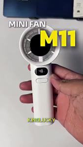 High Speed Turbo kipas angin Minifan Portable Handheld Kipas Brushless 120 Gear Strong Wind Digital Display Kipas 