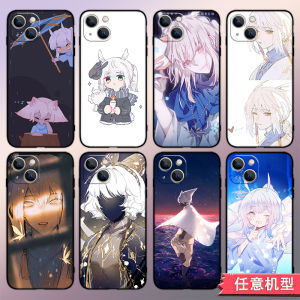 Sky Light White Bird Mushroom Cartoon Style Silicone Protective Phone Case for Apple Oppo Huawei Vivo Xiaomi Redmi