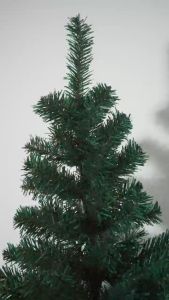 O-New Christmas Tree Green Artificial PVC Pine Needle Tree For Home Decoration 4-7FT