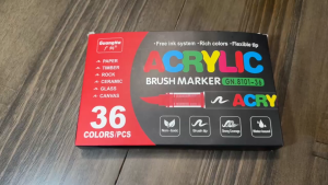 48/36/24/12 ColorAcrylic Paint Markers Pens Set Quick-Drying Waterproof Acrylic Markers for Craft