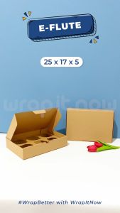(Isi 10 Pcs) Kardus Eflute Die Cut 25x17x5
