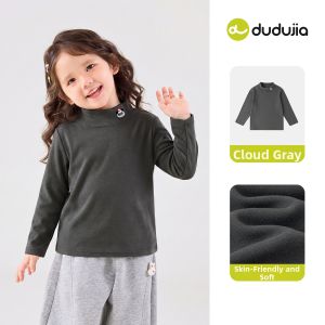 DUDUJIA | Anti-Static Children Long Sleeve Top Half High Neck