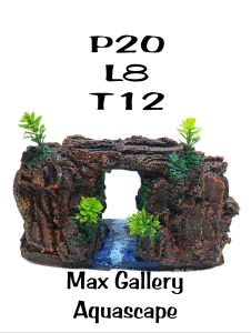 aquarium Aquascape ornamen hiasan aquarium Thema goa seribu