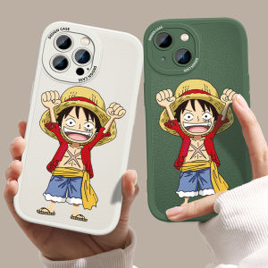 Phone Case Samsung Galaxy A73 5G A72 5G4G A71 A70S A70 SamsungA72 SamsungA71 SamsungA73 5G Case Slim Skin Feeling Cartoon Luffy Leather Soft Silicone PU Leather Cover Phone Case