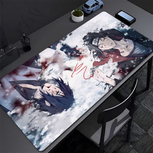 Bandai | Rubber Mouse Pad Naruto Sasuke Office Lockedge Large Gaming Accessories Computer Gamer Keyboard Mouse Mat Desk Mousepad For Gift