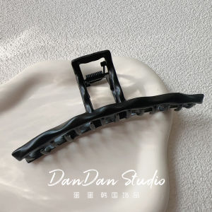 กิ๊บติดผมโลหะสีดำสไตล์เกาหลี ทรงเรขาคณิต สไตล์ดั้งเดิม เครื่องประดับผมแฟชั่นสำหรับผู้หญิง ทรงเรขาคณิต เครื่องประดับผมสไตล์เกาหลี