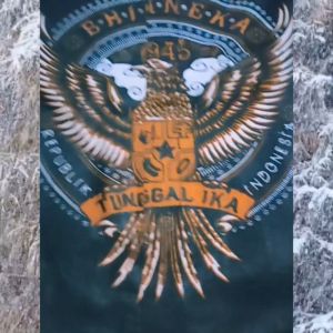 Baju Batik Pria Dewasa Motif Bhineka Hitam