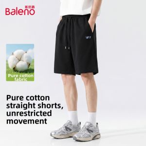 BALENO | Cotton Summer Shorts Thin Breathable Straight Leg Slimming Relaxed Fit 5-divided Pants