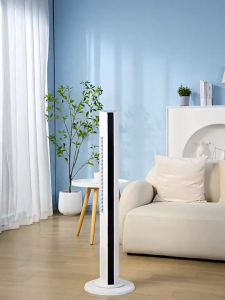 SG [In Stock]🔥DC Smart Tower Fan Ultra-wide Angle Stereo Ventilation Smart Tower Fan Bladeless Tower Fan Remote Control Bladeless Standing Fan Timing Shaking Head Fan Low Noise Home Office