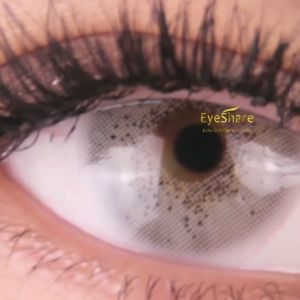 Eyeshare Softlens(COD)OCEAN DARKGRAY 1pasang Titik Hitam Lensa Kontak Warna Cute Look Softlens Soflen Mata