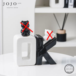 ที่คั่นหนังสือจดหมายสร้างสรรค์หรูหราทันสมัยไวน์ตู้ตกแต่งการเขียน เรียบง่าย สไตล์เซรามิคห้องนั่งเล่นอุปกรณ์ตกแต่ง