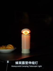Rechargeable Multi-functional LED Camping Lantern with Telescoping Dual Color Light 180° Rotatable Hook High-Brightness 28 LEDs