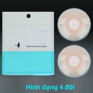 Núm Vú Silicon Siêu Mỏng Có Cho Đám Cưới Đầm Nữ Miếng Đệm Áo Ngực Vô Hình Sữa Miếng Dán Mùa Hè Mẫu Mỏng Núm Vú Miếng Dán Da