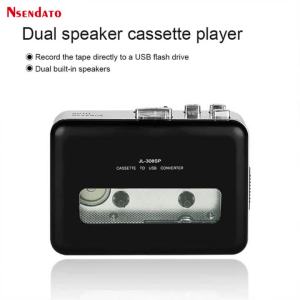 Cassette Tape Player Recorder To Mp3 Converter With Speaker 3.5mm Cassette Tape Capture Audio Music Player For PC USB Flash Disk