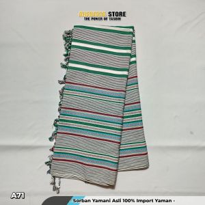 Sorban Yamani Impor Yaman Ali Sorban Salur Tebal Made in Yaman