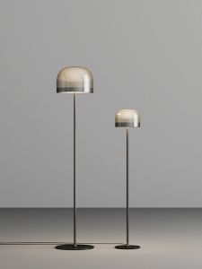 Italian Art Mid-Ancient Floor Lamp Vertical Glass Living Room Bauhaus Designer Living Room Bedroom Floor Lamp