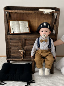 Spring Baby Boys Gentleman Style Suit Birthday Outfit