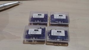 1/2 Box 3mm Nail Sanding Bands 150/240/320/400 Grit Mini Nail Drill Bit Electric Nail File Accessory Polishing Manicure Tool