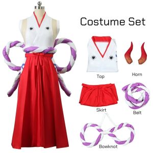 OnePiece Anime Trang Phục Hóa Trang Yamato Nico Robin Áo Vest Và Quần Bộ Phụ Nữ Trưởng Thành Của Halloween Carnival Đảng Đồng Phục Phù Hợp Với