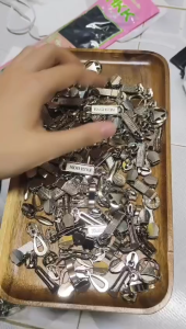 Gói 10 Cái Đầu Dây Kéo Răng Cước Thay Thế Đủ Kiểu/ Đầu Dây Kéo Răng 5.