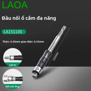 LAOA | LAOA Thanh Nối Dài Từ Tính Đa Năng Cho Tuốc Nơ Vít Điện Thanh Nối Dài Tuốc Nơ Vít Đầu Vuông Bằng Thép Chrome-Vanadi